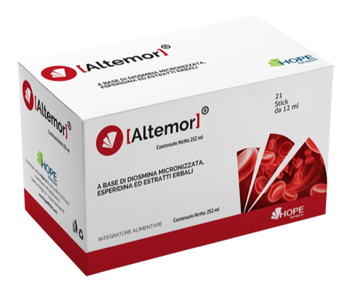 Altemor Integratore Alimentare Vasoprotettore 21 Stick 12 ml